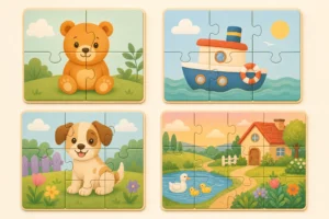 Câte piese trebuie să aibă puzzle-ul în funcție de vârsta copilului