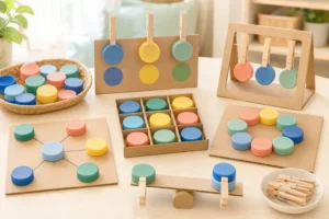 Activități educative cu trei materiale simple